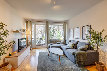 Joli appartement de deux pièces avec un charmant balcon