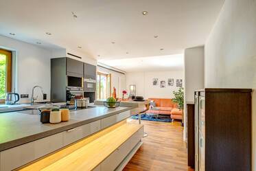 Appartement de jardin bien équipé à louer près du métro