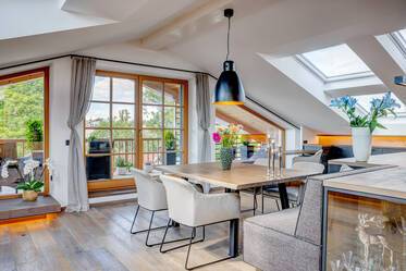 Chalet design de luxe baigné de lumière