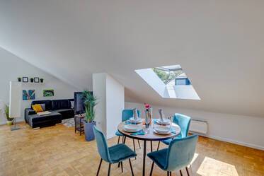 Appartement mansardé meublé - agréable et lumineux
