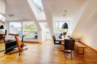 Appartement terrasse sur le toit, orientation sud-ouest