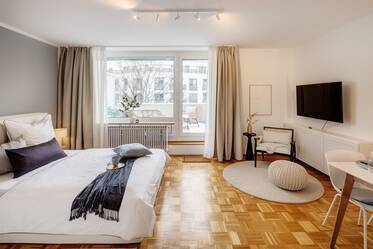 Design moderne avec une superbe terrasse sur le toit !