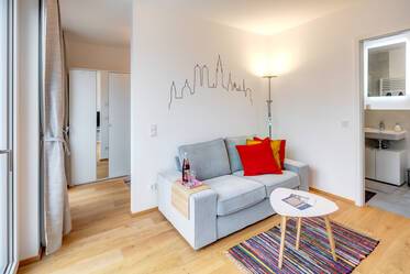 La ville rencontre la nature : Appartement de 1,5 pièce dans un nouvel immeuble