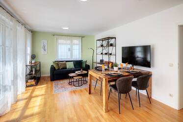 Appartement avec balcon, 2 chambres à coucher à Riem à louer