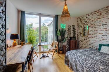 A louer : appartement meublé dans un immeuble calme à l&#039;arrière
