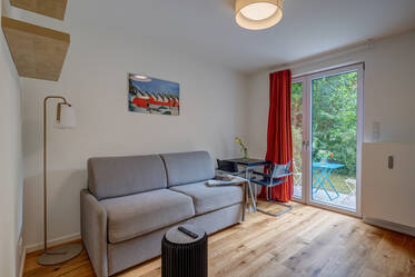Studio avec terrasse et jardin au calme