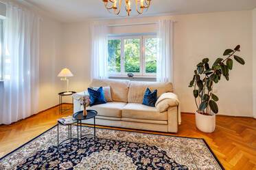 Appartement avec jardin et terrasse idyllique à louer