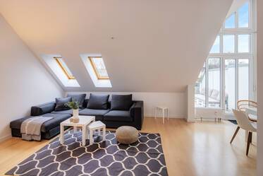 À louer : appartement-galerie confortable avec terrasse sur le toit