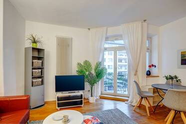 Situation tranquille à Giesing : Appartement d&#039;époque meublé de 2 pièces