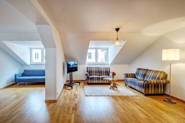 Appartement sous les toits beau et meublé à Ludwigsvorstadt