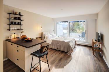 Appartement 1 pièce rénové à louer au bord du lac Tegernsee 