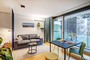 Maxvorstadt : lumineux appartement 1 pièce dans un emplacement privilégié