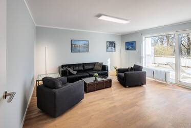 Quartier résidentiel surélevé près du canal de Nymphenburg