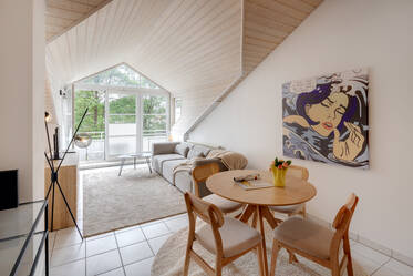 Appartement au dernier étage : lumineux, calme, avec vue sur la verdure