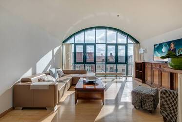 Appartement penthouse avec terrasse et vue sur les toits