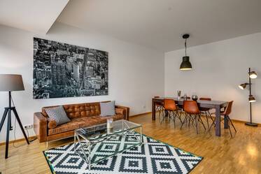 Appartement avec terrasse sur le toit très beau et meublé à Maxvorstadt