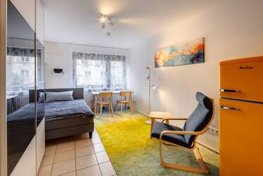 Appartement d&#039;une pièce entièrement équipé dans un endroit calme