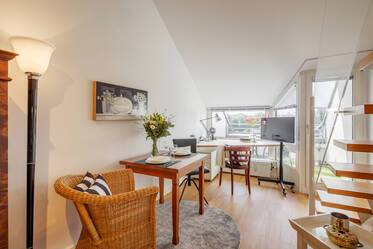 Appartement avec terrasse sur le toit très beau et meublé à Maxvorstadt