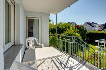 Appartement avec jardin beau et meublé à Garching