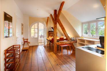 Appartement en duplex dans un immeuble Art nouveau