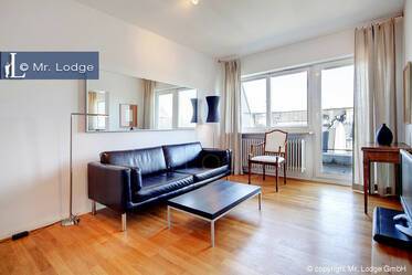 Appartement avec terrasse sur le toit très beau et meublé à Glockenbachviertel