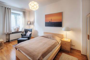 Appartement d'époque de 1,5 pièce joliment meublé