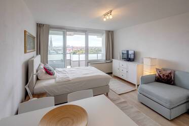 Appartement meublé d&#039;une pièce avec vue imprenable