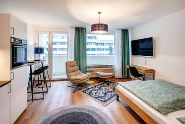 Location d'un appartement de 1 pièce avec salle de bain moderne