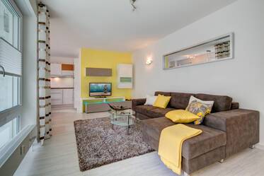 Appartement comme neuf avec Internet, jardin et terrasse