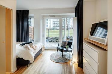 Studio chic avec terrasse et concierge