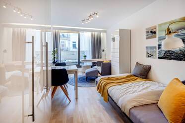 Munich-Maxvorstadt : élégant appartement d&#039;une pièce près de l&#039;université