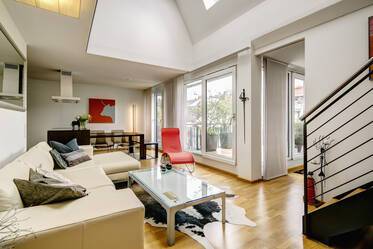 Appartement style maisonnette de luxe, très beau et meublé à Glockenbachviertel