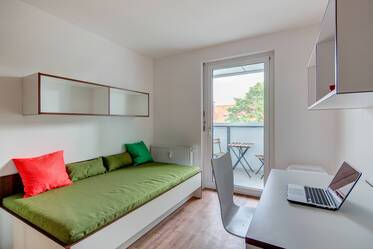 Appartement moderne avec balcon, près du métro Milbertshofen