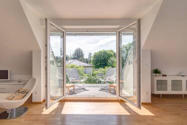 Appartement avec terrasse sur le toit très beau et meublé à Obermenzing