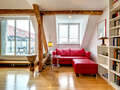 appartement avec mezzanine München Schwabing (links der Leopoldstraße) 02 pièce à vivre 1090