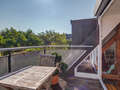 appartement avec mezzanine München Schwabing (links der Leopoldstraße) 03 terrasse sur le toit 1090