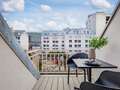 appartement style maisonnette avec mezzanine München Maxvorstadt 03 terrasse sur le toit 11294