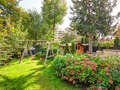 maison mitoyenne placée au milieu de la rangée München Moosach 02 jardin 11852