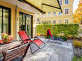 appartement avec jardin München Schwabing (rechts der Leopoldstraße) 03 terrasse 12380