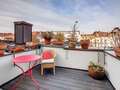 appartement style maisonnette München Gärtnerplatzviertel 02 terrasse sur le toit 12440