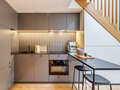 appartement style maisonnette avec mezzanine München Herzogpark 01 cuisine 12527