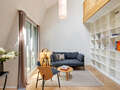 appartement style maisonnette avec mezzanine München Herzogpark 01 pièce à vivre 12527