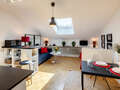 appartement sous les toits Kreuth Weissach 01 pièce à vivre 12696