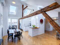 appartement sous les toits München Glockenbachviertel 01 pièce à vivre 12963