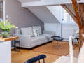 appartement sous les toits München Glockenbachviertel 04 pièce à vivre 12963