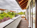 appartement style maisonnette avec mezzanine Unterföhring 04 terrasse sur le toit 13159