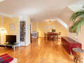 appartement sous les toits München Neuhausen 01 pièce à vivre 14119