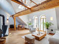 appartement sous les toits München Dreimühlenviertel 01 pièce à vivre 14505