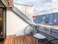 appartement style maisonnette München Glockenbachviertel 02 terrasse sur le toit 14717