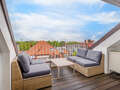 appartement style maisonnette München Schwabing 01 terrasse sur le toit 14908